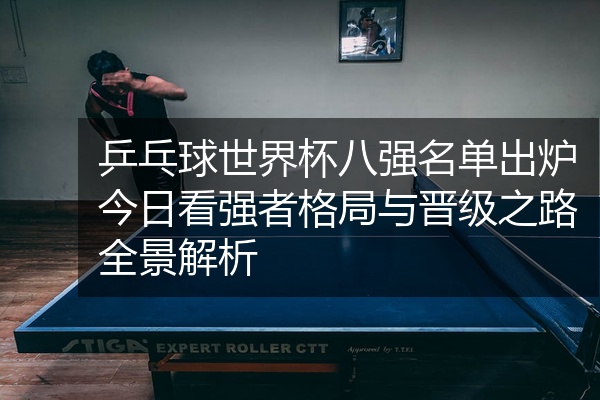 乒乓球世界杯八强名单出炉今日看强者格局与晋级之路全景解析